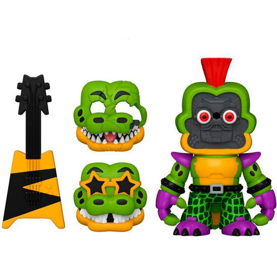 BLISTER 2 FIGURAS SNAPS! FIVE NIGHT AT FREDDYS MONTGOMERY GATOR AND GLAMROCK CHICA image 2