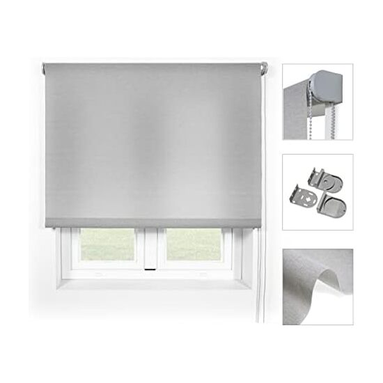 ESTOR ENROLLABLE AMAZON ARA PREMIUM10-GRIS PLATA image 0