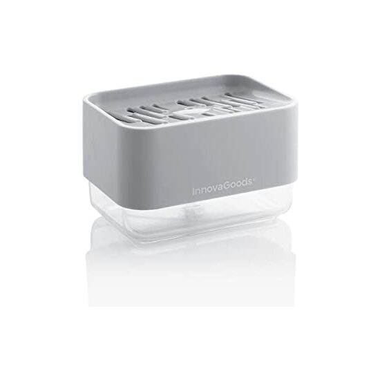 DISPENSADOR DE JABÓN 2 EN 1 PARA FREGADERO PUSHOAP INNOVAGOODS image 2