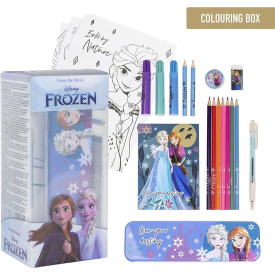 SET PAPELERÍA COLOREABLE FROZEN image 0