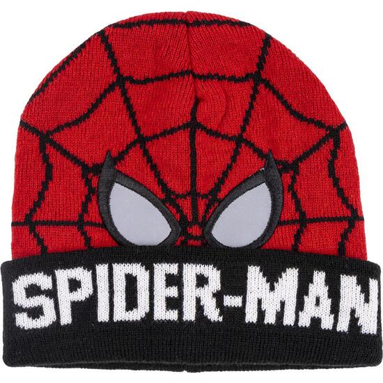 GORRO PUNTO APLICACIONES SPIDERMAN image 0