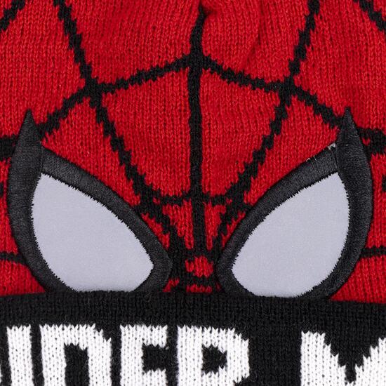 GORRO PUNTO APLICACIONES SPIDERMAN image 1