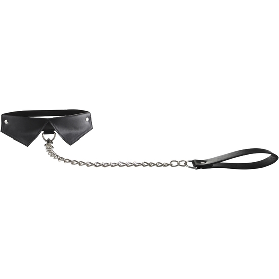 OUCH EXCLUSIVE COLLAR AND LEASH BLACK image 1