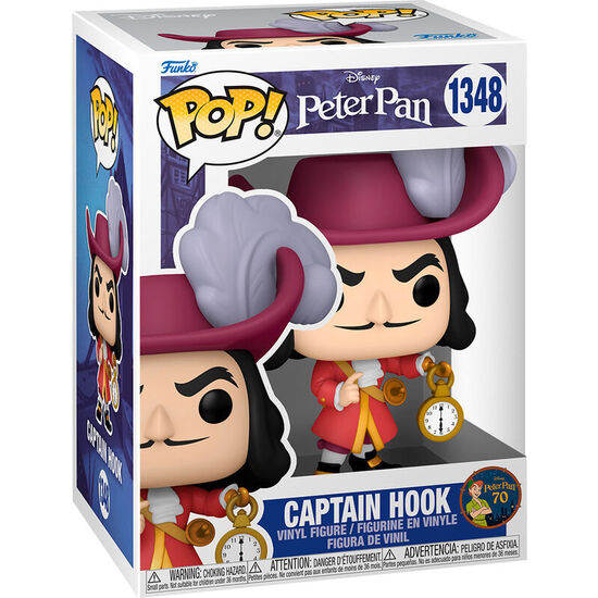 FIGURA POP DISNEY PETER PAN 70TH ANNIVERSARY CAPTAIN HOOK image 0