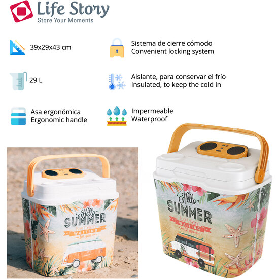 NEVERA LIFE STORY 29L SPEAKOOLER EXOTIC SUMMER NEW image 2