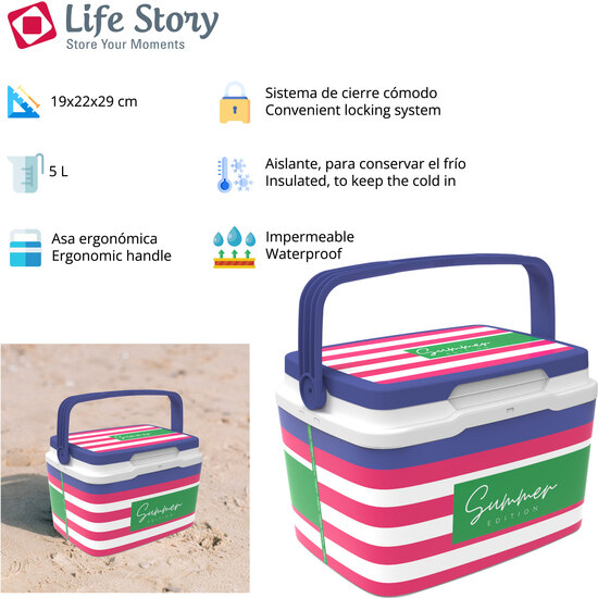 NEVERA LIFE STORY 5L PINK NAVY image 2