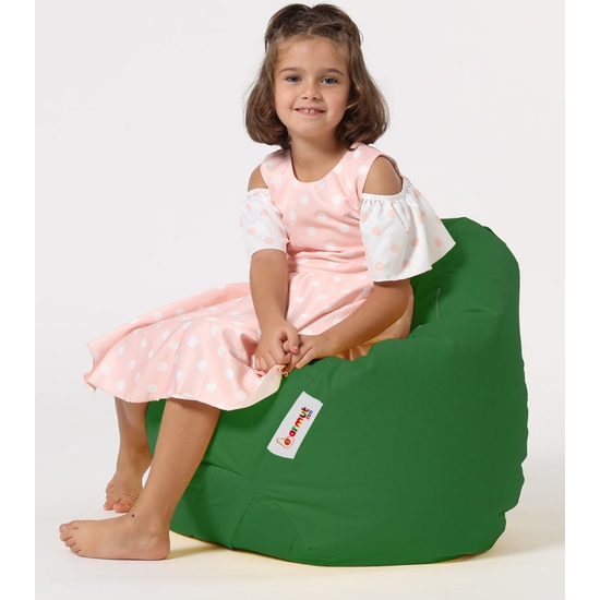 SILLÓN-PUF PARA NIÑOS PARA EXTERIORES VERDE image 2