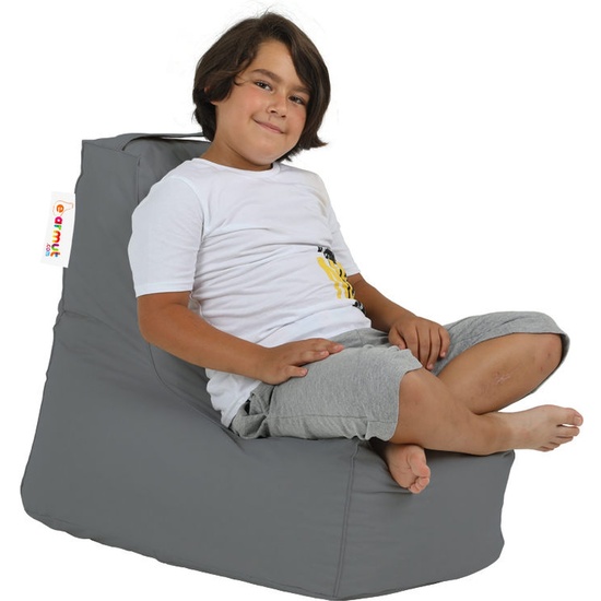 SILLÓN-PUF PARA NIÑOS PARA EXTERIORES- HUMO image 1