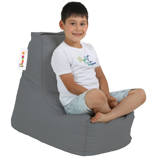 SILLÓN-PUF PARA NIÑOS PARA EXTERIORES- HUMO image 4