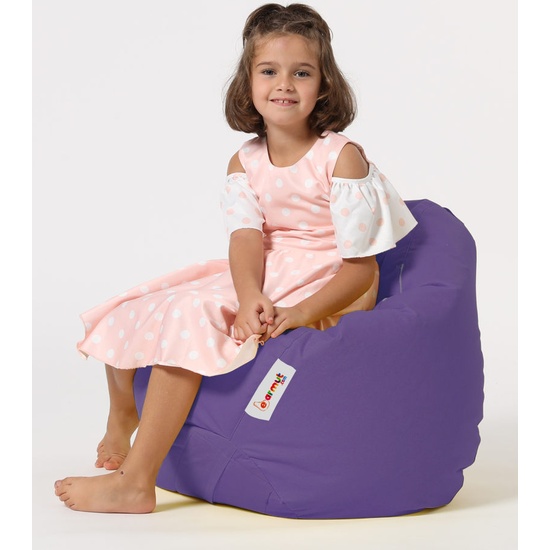 SILLÓN-PUF PARA NIÑOS PARA EXTERIORES MORADO image 2