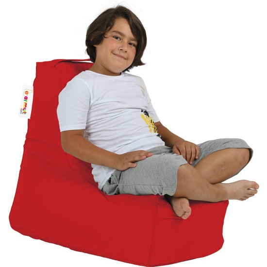 SILLÓN-PUF PARA NIÑOS PARA EXTERIORES- ROJO image 1