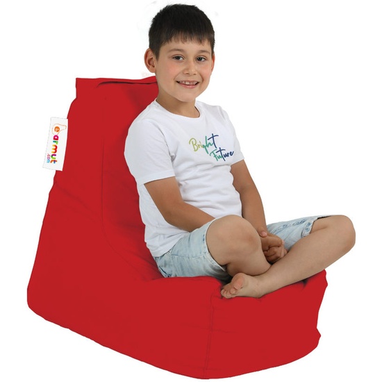 SILLÓN-PUF PARA NIÑOS PARA EXTERIORES- ROJO image 4