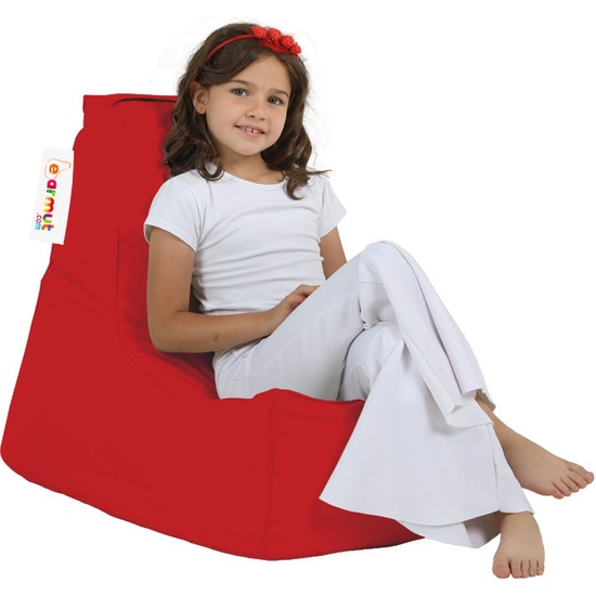 SILLÓN-PUF PARA NIÑOS PARA EXTERIORES- ROJO image 5