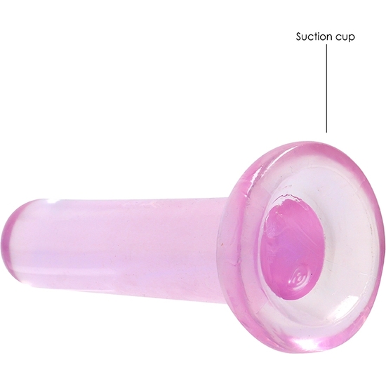 REALROCK - NON REALISTIC DILDO WITH SUCTION CUP - 5,3/ 13,5 CM - PINK image 3