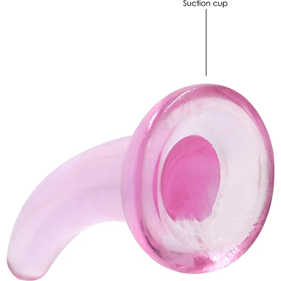 REALROCK - NON REALISTIC DILDO WITH SUCTION CUP - 4,5/ 11,5 CM - PINK image 3