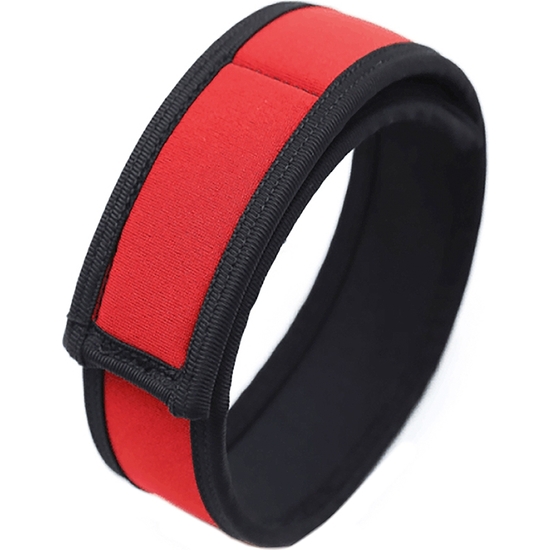 OUCH PUPPY PLAY - NEOPRENE ARMBANDS - RED image 4
