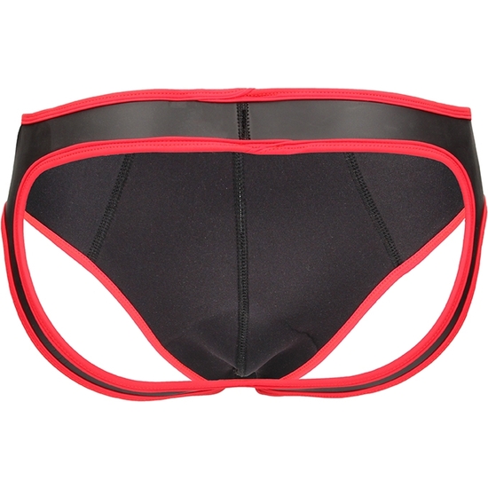 OUCH PUPPY PLAY - NEOPRENE JOCKSTRAP RED image 4