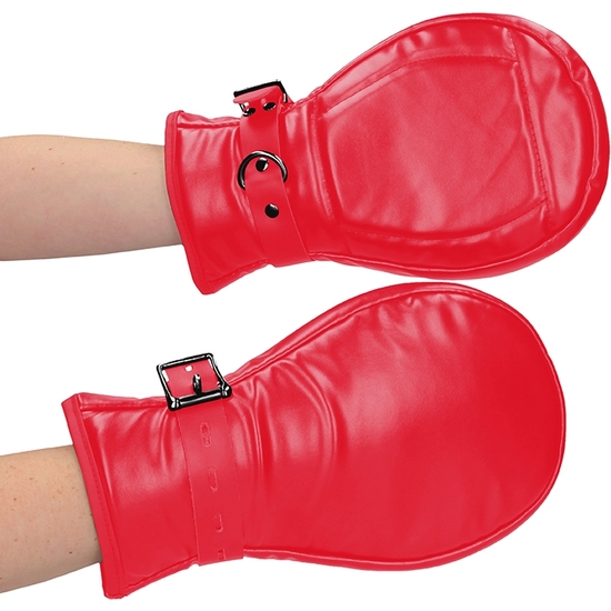 OUCH PUPPY PLAY - NEOPRENE DOG MITTS RED image 8