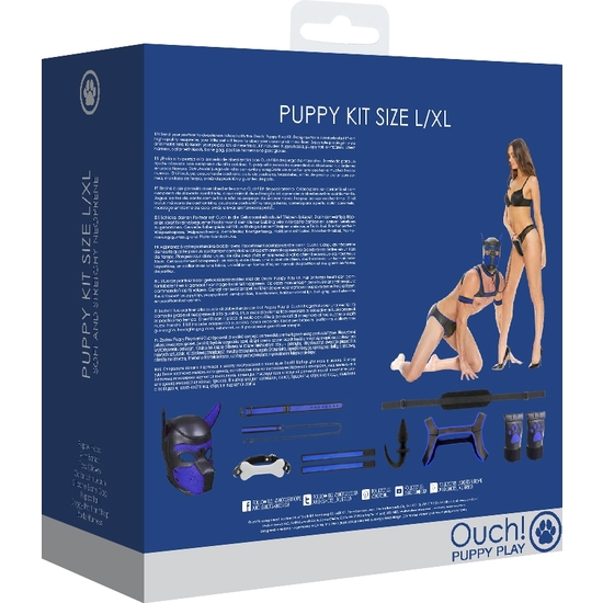 OUCH PUPPY PLAY - NEOPRENE PUPPY KIT BLUE image 2