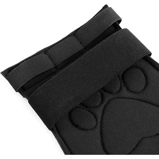 OUCH! PUPPY PLAY - NEOPRENE PUPPY PAW GLOVES - BLACK image 4