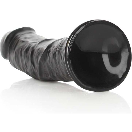 REALROCK - CURVED REALISTIC DILDO WITH SUCTION CUP - 9/ 23 CM - BLACK image 5