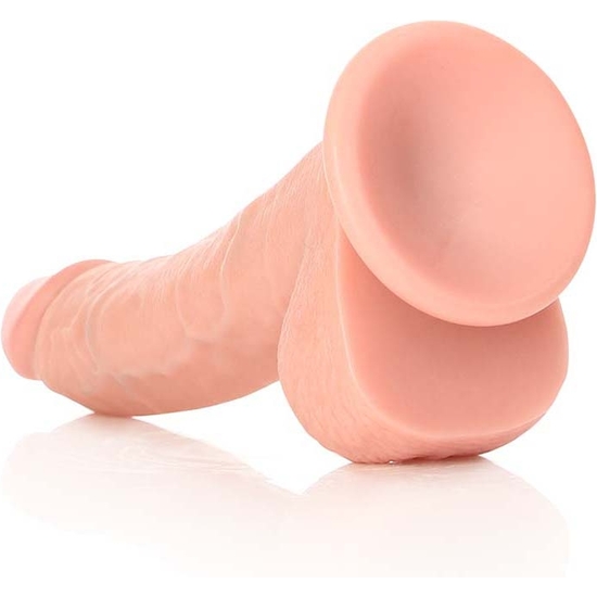 REALROCK - CURVED REALISTIC DILDO BALLS SUCTION CUP - 8/ 20,5 CM image 5