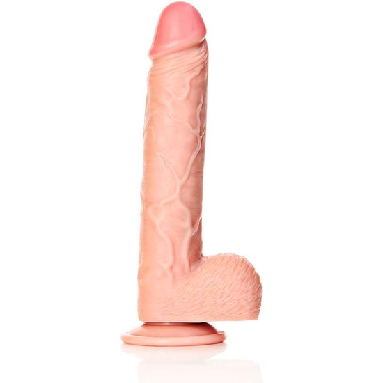 REALROCK - STRAIGHT REALISTIC DILDO BALLS SUCTION CUP - 10/ 25,5 CM image 4