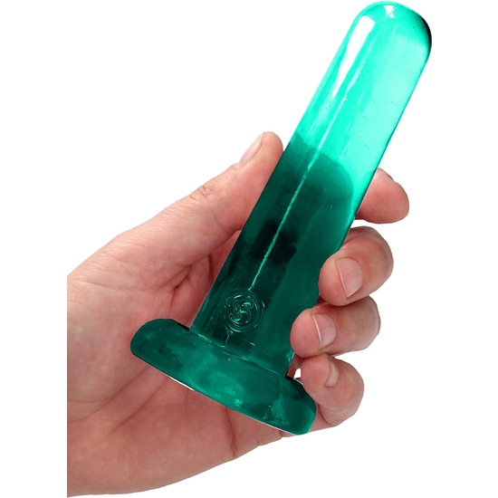 REALROCK - NON REALISTIC DILDO WITH SUCTION CUP - 5,3/ 13,5 CM - TURQUOISE image 5