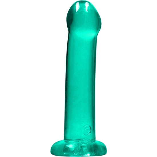 REALROCK - NON REALISTIC DILDO WITH SUCTION CUP - 6,7/ 17 CM - TURQUOISE image 3