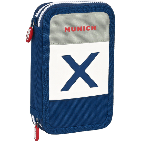 PLUMIER DOBLE PQÑO 28 PCS MUNICH "COLLEGE" image 0