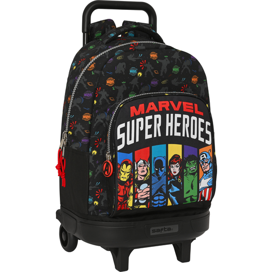 MOCHILA GDE. C/RUEDAS COMPACT EXTRAIBLE AVENGERS "SUPER HEROES" image 0