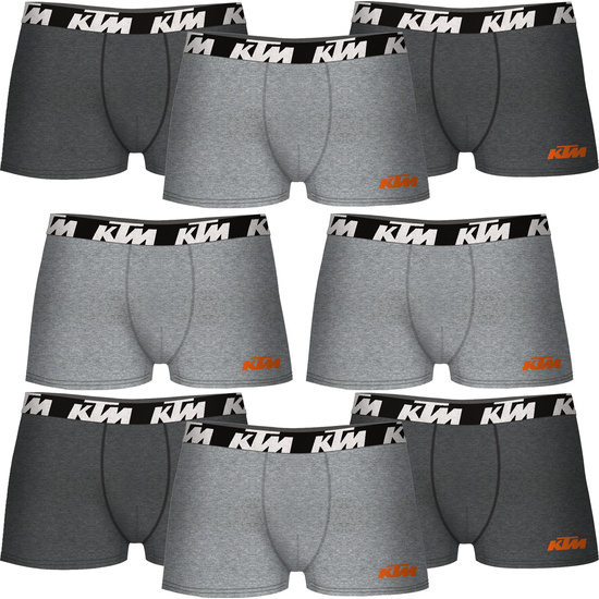 SET DE 8 CALZONCILLOS BÓXER KTM GRIS CLARO Y GRIS OSCURO image 0