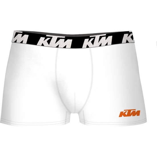 SET DE 4 CALZONCILLOS BÓXER KTM BLANCO Y GRIS CLARO image 3