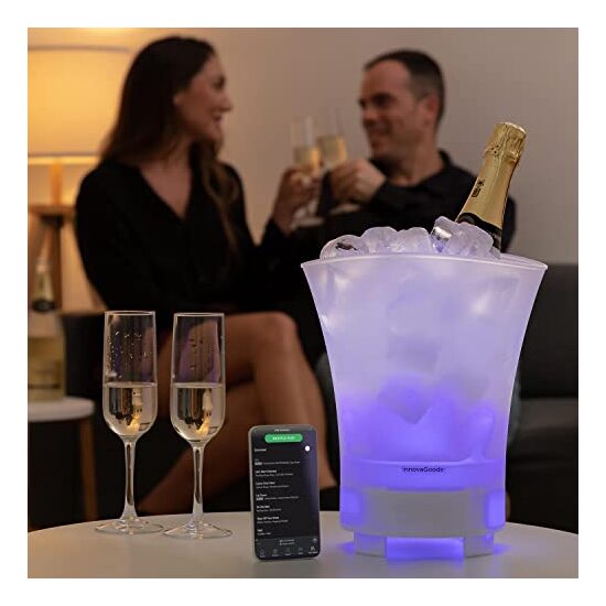 CUBITERA LED CON ALTAVOZ RECARGABLE SONICE INNOVAGOODS image 3