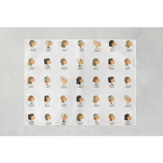 PACK MANTEL INDIVIDUAL RESINADO 45X35 MUJERES image 1