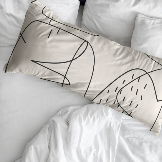 FUNDA DE ALMOHADA 100% ALGODÓN MODELO BURDEOS DE 90 CM image 1