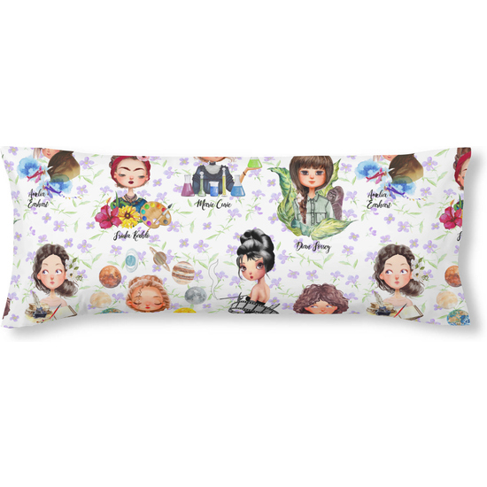 FUNDA DE ALMOHADA 100% ALGODÓN MODELO GIRL POWER DE 90 CM image 0