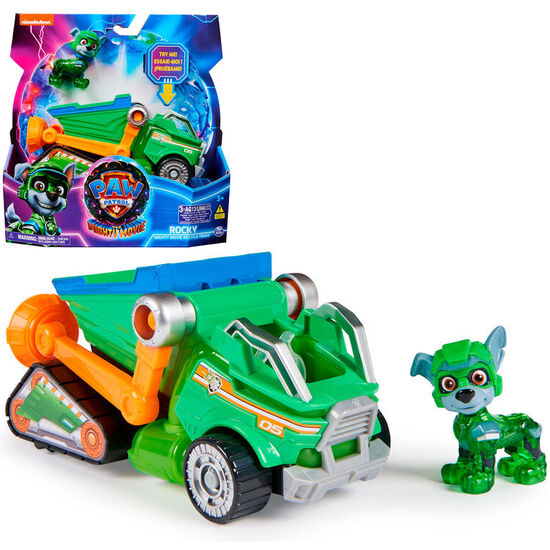 VEHICULO ROCKY MIGHTY MOVIE PATRULLA CANINA PAW PATROL image 0