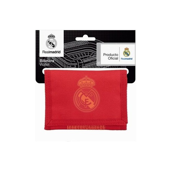 BILLETERA CON CABECERA REAL MADRID "RED" image 0