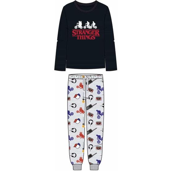 PIJAMA LARGO SINGLE JERSEY STRANGER THINGS image 0