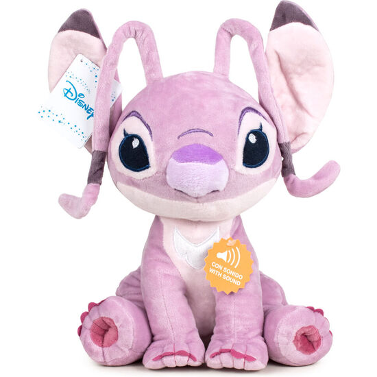 PELUCHE ANGEL STITCH DISNEY SOFT 40CM SONIDO image 0