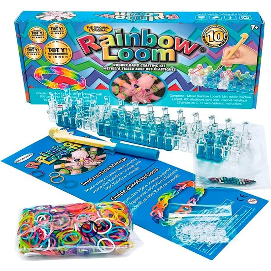 SET CREACION RAINBOW LOOM image 0