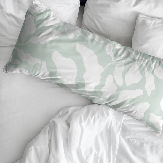 FUNDA DE ALMOHADA 100% ALGODÓN MODELO CHAME MINT DE 105 CM image 1
