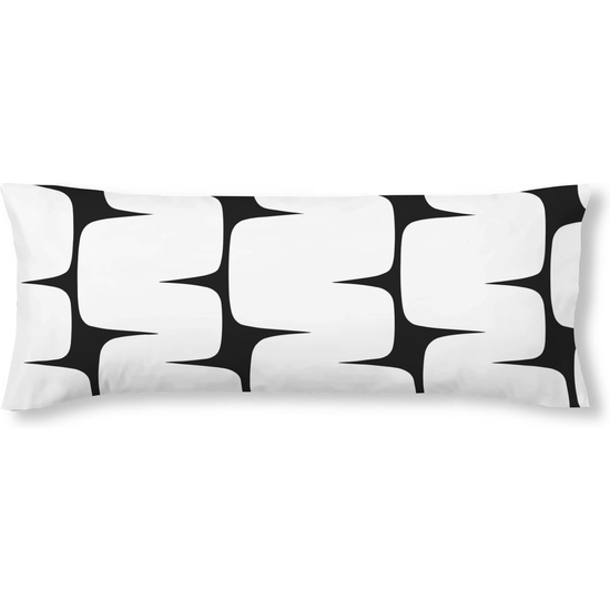 FUNDA DE ALMOHADA 100% ALGODÓN MODELO LAHAY BLACK DE 90 CM image 0
