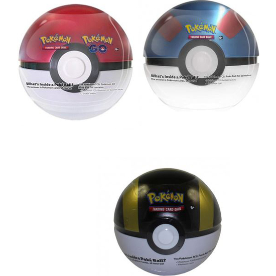 LATA POKEBALL C/3 SOBRES POKEMON GO image 0