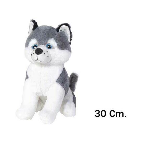 PELUCHE PERRO HUSKY 30 CM. image 0