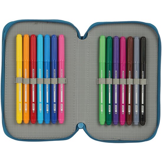 PLUMIER DOBLE PQÑO 28 PCS BLACKFIT8 EGEO image 5