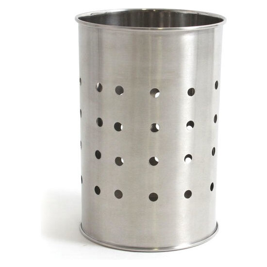 INOX STEEL CUTLERY POT image 0