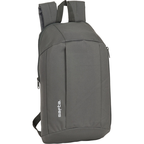 MINI MOCHILA BOLSILLO VERTICAL SAFTA GRIS HUMO image 0