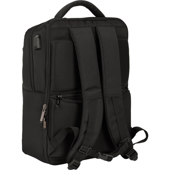 MOCHILA 2 BOLSILLOS PORTATIL 15,6+USB SAFTA BUSINESS "BLACK" image 1